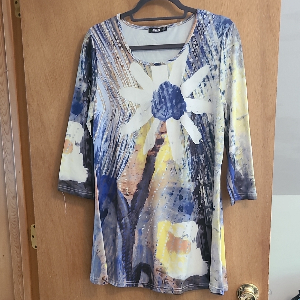 Etro Multicolor Artistic Floral Tunic